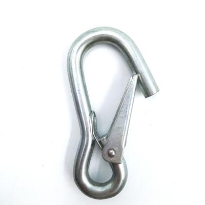 China BT-227 Connecting Hole Stainless Steel Snap Hook Screw Carabiner Safety Hook Carabiner for sale