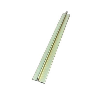 China Perfect Decorations Surface Treatment Small Extrusion Gold Anodizing Aluminum Profile for sale