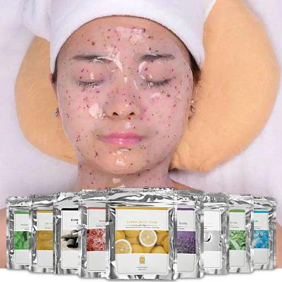 China 100g Moisturizer Cream Beauty Salon Moisturizing Bamboo Charcoal Rose Petal Lemon Collagen Face Jelly Mask Powder Hydrojelly 24k Gold for sale