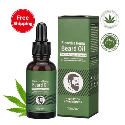 China Moisturize Wholesale New Design Hemp Care Serum Beard Growth Hot Selling Organic CMFH -04 Organic Smoothing Oil for sale