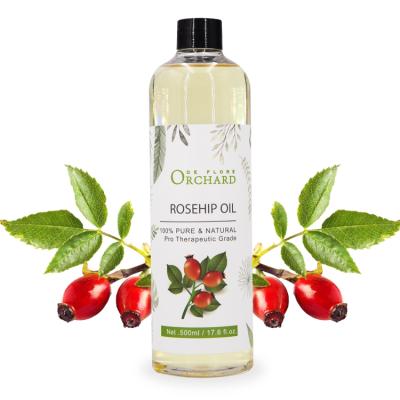 China Packing Dropshipping 100% Natural Organic Rosehip Seed Oil Packing For Face Skin Hair Care for sale