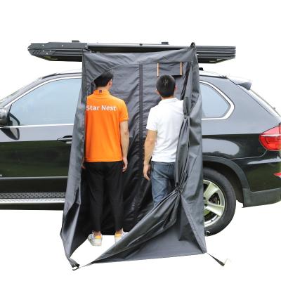 China Outdoor travel hiking camping bathing tent car shower side exit travel toilet tent outdoor camping for sale