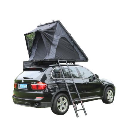 China Outdoor Travel Raising 2023 Auto Outdoor Waterproof Hard Shell Aluminum Roof Top Camper Camper Hardshell Tent Shell 4 Person SUV Camp Top Tent for sale