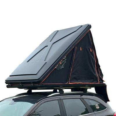 China Outdoor Travel Hiking Camping SUV Car Roof Tent ABS Top Hard Shell Waterproof Booty Tent 1-3person Camping Outing Traveling for sale