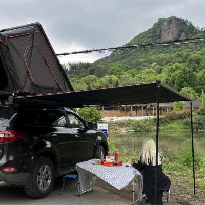 China Outdoor Travel Hiking New Design Car Side Tent Aluminum Camping Tent For Camping for sale