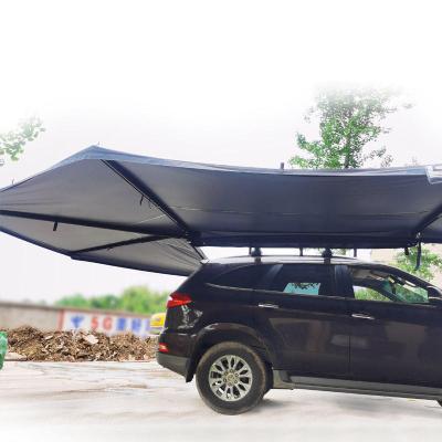 China Outdoor travel hiking camping car roof top tent factory 270 car side tent tent foxwing free standing for sale