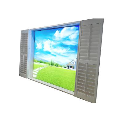 China Large Quality PVC Shutters Modern Plantation Shutters Durable Water Proof Shutters for sale