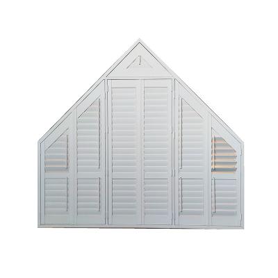 China Modern Large Quality PVC Water Proof Shutters Plantation Shutters for sale