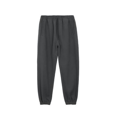 China JBeiL OEM Hot Sales Solid Color Jogger Anti-pilling Area Pants Woman Hip Hop Ankle Banded Sweater Pants Dark Gray Color for sale