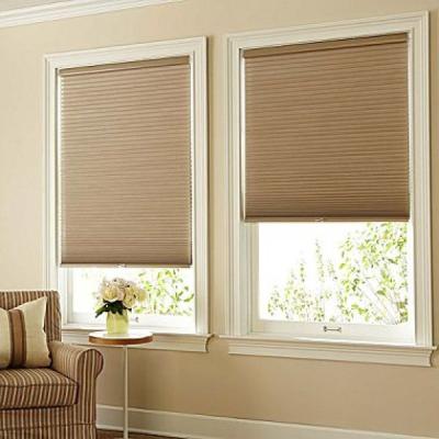 China Anti-bacteria / Fireproof High Quality Manual Chain Control Blackout Stylish Cellular Blinds for sale