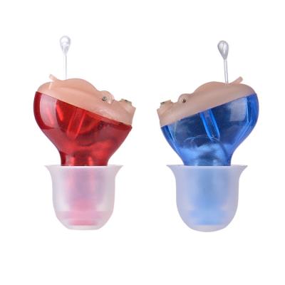 China AGC_O With Variable Threshold New Develop Hearing Noise Reduction Mini Size Multi-Channel WDRC Red And Blue Hearing Aid Amplifier for sale