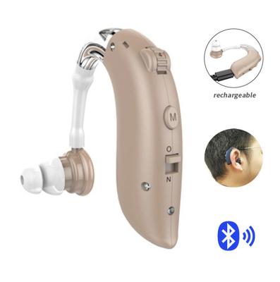 China 2021 New Style Listen Music Rechargeable Hearing Aids Elder People Hearing Amplifier G25BT for sale