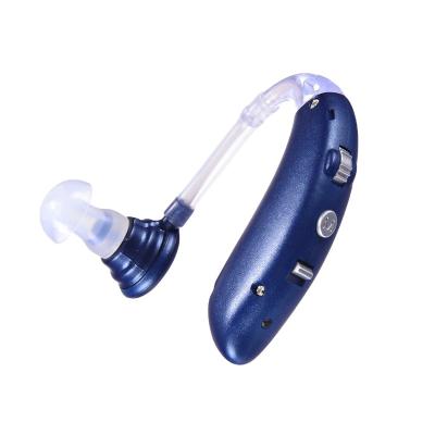 China New Developed Blue ABS China USB Rechargeable Hearing Aids CE Approved BTE for sale