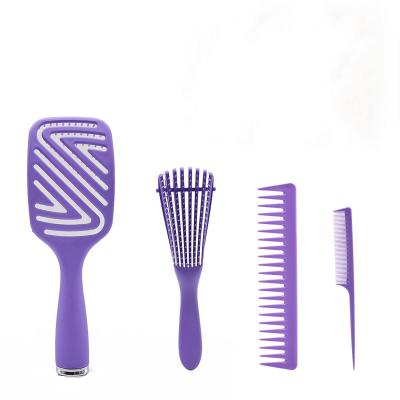 China Salon Detangling Hair Set Brush Comb For Curly Barber Accessories Hair Care Styling Tools for sale