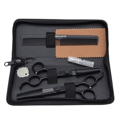 China Haircut Beauty Barber Hair Brush Combs Hair Scissors Set Salon Hairdressing Scissors Kit With Tool Bag for sale