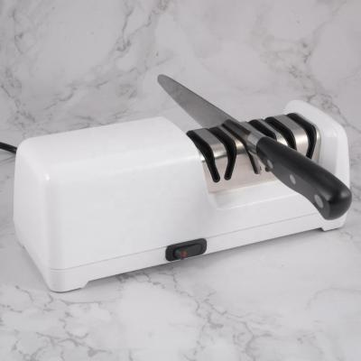 China New Design Hotel Knife Sharpener 3 Electric Knife Sharpener 3 Stages For Aids Repair Restoration Polish Knife for sale