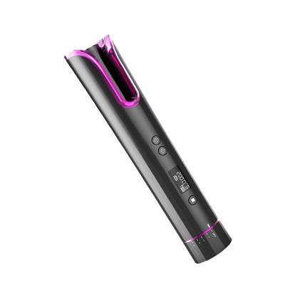 China USB Dry Automatic Electric Wireless Rotating Wireless Ceramic Hair Curler Mini Portable for sale