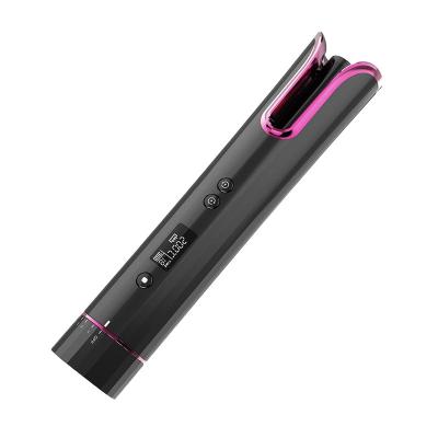 China Mini Portable USB Hair Curler Dry Automatic Wireless Rotating Cordless Curling Iron for sale