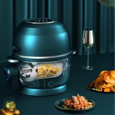 China Retro touch super quality 6 touch screen litri kitchen appliances glass hot air fryer electric oven no oil free for sale