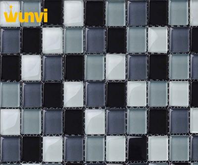 China Wear Resistant Exterior Glass Mosaic Tiles For Swimming Pool Approved TUV for sale