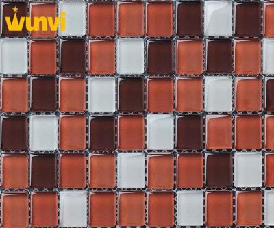 China Pefect Adhesion Swimming Pool Coloured Mosaic Tiles For Decorative for sale