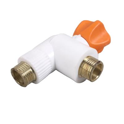 China General Wellthing factory direct sales plastic ppr pipe fittings plastic ppr pipe fittings ppr switch valve inlet pipe switch dial triangle valve for sale