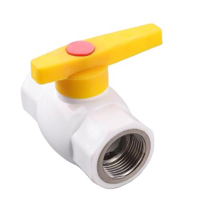 China General Wellthing New Factory Direct Sales PPR Pipe Fittings Plastic Inner Thread Ball Valve for sale