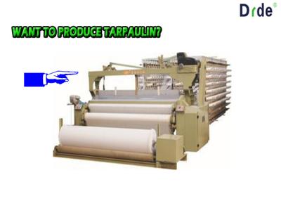 China 340cm Width Water Jet Tarpaulin Sheet Making / Weaving Loom Machine High Density for sale