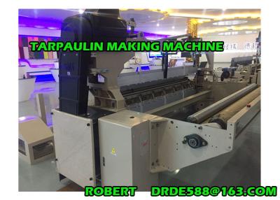 China High Productivity Tarpaulin Making Machine For PP / PE Tarpaulin Cloth for sale