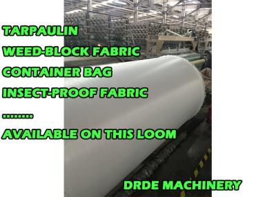 China Plastic Tarpaulin Sheet Loom Making Machine 190 - 400cm Width High Speed for sale