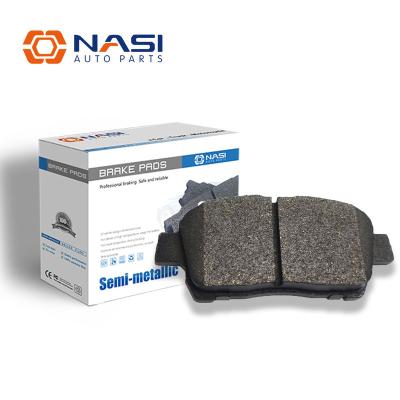 China Low Dust NASI Semi-Metallic Material Brake Pads With Wholesale Price Quality Guarantee for sale