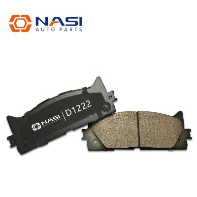 China Long life NASI Brake System Brake Pad with original quality D1222 for sale