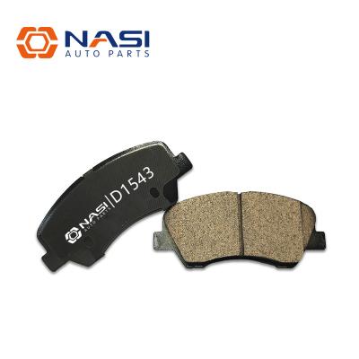 China Long Service Life NASI D1543 D1667 Brake Pad With Long Service Life Suit For All Cars for sale