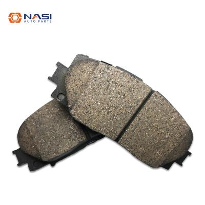 China NASI High Quality Brake Pad D1184 Low Brake Dust Semi-Metallic Ceramic Quiet Durable Friction Material For Japanese Car for sale