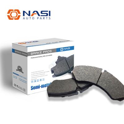 China Non Asbestos NASI Underselling Semimetal Brake Pad From China With Competitive Price D1487 for sale