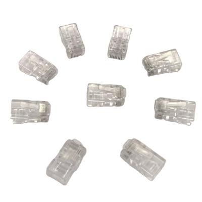 China Automotive made in china hot selling transparent crystal head rj45 cat6 connector 8p8c plug wire connector from china for sale