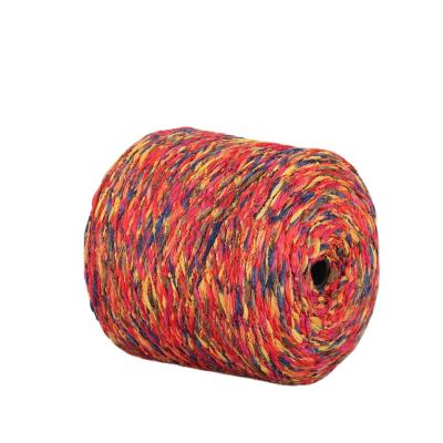 China Soft 100% Polyester 3.8NM/1 Space Dye Lantern Yarn Deep Hand Knit Crochet Mix Color Skein Bulky Fancy Yarn For DIY Cardigan Blanket for sale