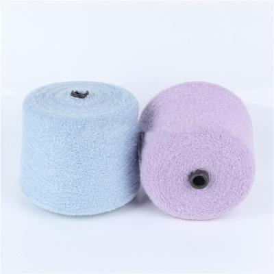 China Charmkey Fancy Yarn Nylon Wool 8.5s/1 Elastic Yarn Bulky Thick Finger Loop Knitting Knitting Elastic Cover Up Pajamas for sale