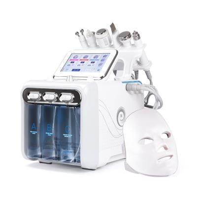 China Dropshipping New Wrinkle Remover 6 in 1 Water Dermabrasion Hydra Peeling Blackhead Remover Microdermabrasion Machine Face Beauty Equipment for sale