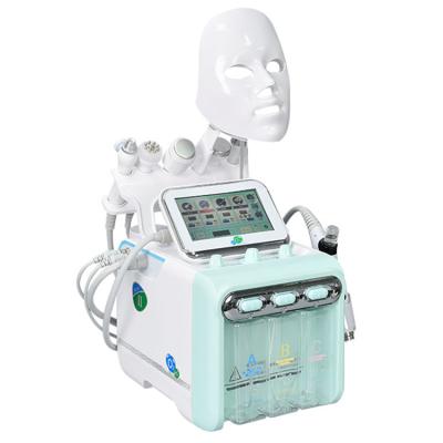 China Commercial Pigment Removal CE Beauty 10 in 1 Aqua Peeling Led Treatment Hydrodermabrasion Oxygen Facial Dermabrasion Machine for sale