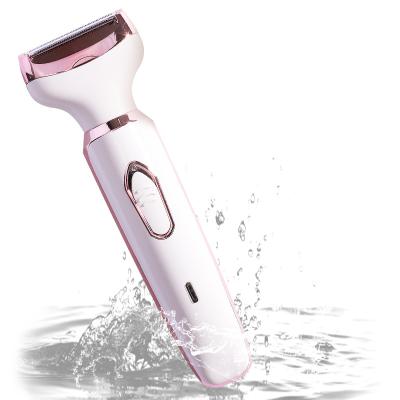 China Twin Blade 4 in 1 Women Face Facial Body Epilator Hair Removal Lady Personal Care Shaver Female Electric Rechargeable Hair Shaver for sale