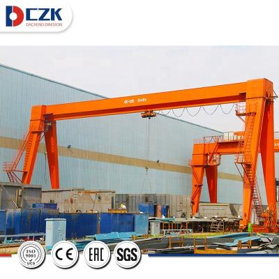 China Gantry Crane 30t 32t Large Ton Electric Single Girder Hoist Powered Single Beam Gantry Crane with 30 Ton for sale