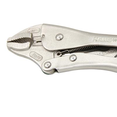 China Hot Sale HANS.w Comfort Grip Industrial Quality 5 Inch Chrome Vanadium Steel Smooth Grip Locking Pliers for sale