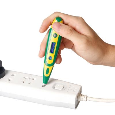 China HANS.w Electrics Voltage Detector Pen, Blue Screen Digital Display Test Pencil, Test Pen Screwdriver for sale