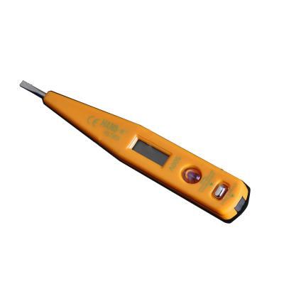 China HANS.w Digital Electrics Test Pencil, AC DC 12-500V Multifunction Tester, Voltage Detector Test Pen (Yellow) for sale