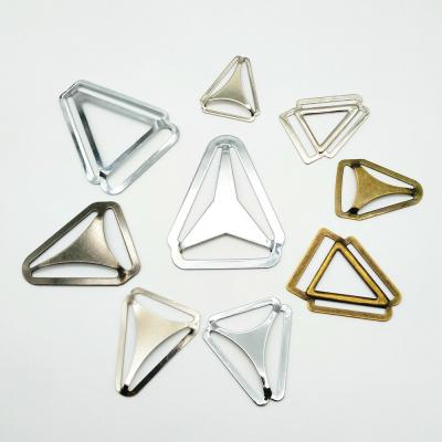 China Nickel Free Iron Quality Buckle Band Triangular Triangular Buckle For Bags for sale