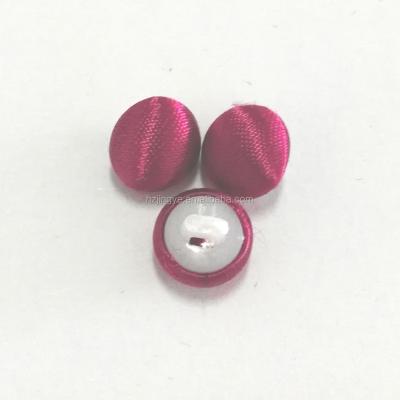 China Plastic Cheap Cloth Covered Button 9mm Viable Cloth Covered Leg Button for sale