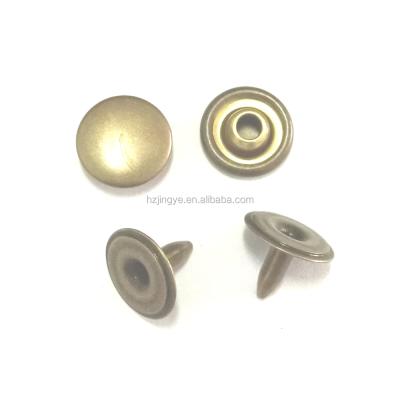 China Lattice Rivet Metal Rivet Garment Nickel Free Brass 9.5mm Rivet for sale