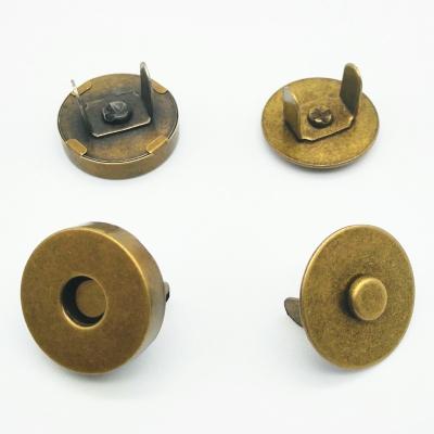 China 18mm Magnetic 2 Parts Magnetic Snap Button For Purses , Magnetic Button For Bags for sale