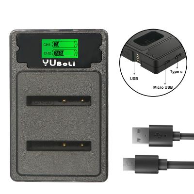 China YUBOLi New NP-BN1 CNP120 NP-120 Camera Battery Charger For Casio DSLR Camera Dual USB LCD Charging for sale